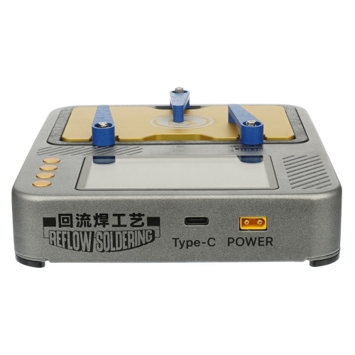 Переднагрівач з РК-дисплеєм Mechanic Heat Kit i14 для ремонту плат, з платформами та трафаретами iPhone X-15 Pro Max фото 4