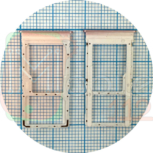 Тримач Sim картки Xiaomi Redmi 13 (рожевий 2 SIM (1 SIM + Micro SD))