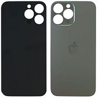 Задняя крышка Apple iPhone 13 Pro Max (серая оригинал Китай с большим отверстием)