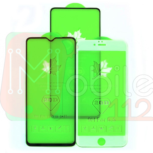 Захисне скло Samsung Galaxy J4 Plus J415, J6 Plus J610, J4 Core J410, A6 Plus A605F, A7 A750F (20D Full Glue)