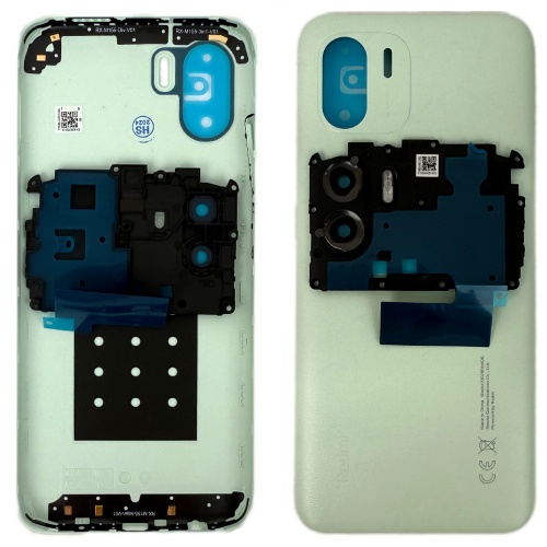 Задня кришка Xiaomi Redmi A1, Redmi A2 (зелена оригінал Китай зі склом камери)