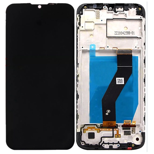 Дисплей Motorola Moto E6s 2020 XT2053 з тачскріном та рамкою (оригінал 100% Service Pack з рамкою)