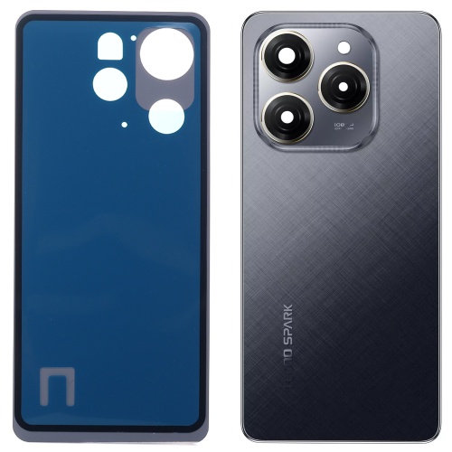 Задня кришка Tecno Spark 20 Pro (чорна оригінал Китай зі склом камери) Задня кришка Tecno Spark 20 Pro (чорна оригінал Китай зі склом камери)
