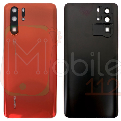 Задняя крышка Huawei P30 Pro VOG-L29 (красная оригинал Китай со стеклом камеры)