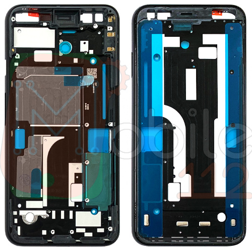 Рамка дисплея Google Pixel 4 (чорний оригінал Китай з білою кнопкою)