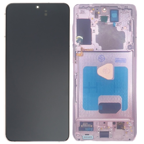 Дисплей Samsung Galaxy S21 Plus 5G G996B з тачскріном (оригінал 100% Service Pack з фіолетовою рамкою)