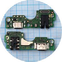 Шлейф Tecno Spark Go 2023 BF7n з роз'ємами зарядки та навушників, мікрофоном - нижня плата (оригінал Китай)