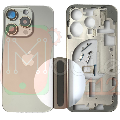 Корпус Apple iPhone 15 Pro у зборі (сірий, Natural Titanium US без SIM)