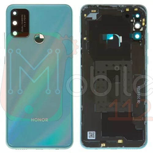 Задня кришка Huawei Honor 9A, Honor Play 9A (зелена оригінал Китай зі склом камери)
