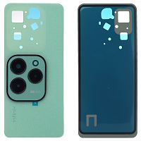Задня кришка Infinix Hot 40 X6836 (зелена оригінал Китай зі склом камери)