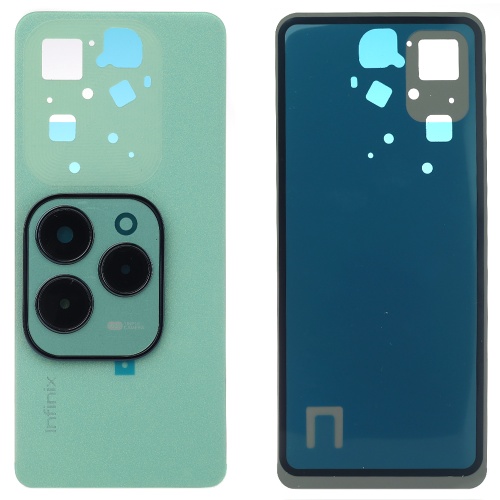 Задня кришка Infinix Hot 40 X6836 (зелена оригінал Китай зі склом камери)
