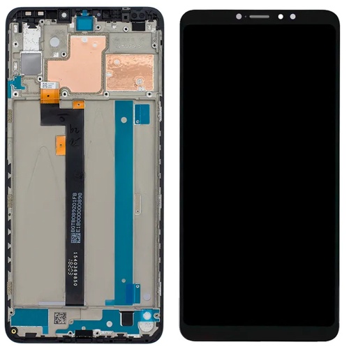 Дисплей Xiaomi Mi Max 3 з тачскріном (чорний з рамкою)