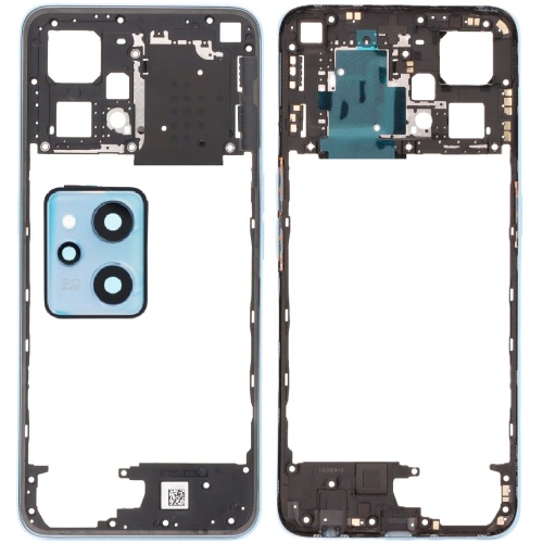 Рамка корпусу Realme 9 Pro+ Plus (блакитна зі склом камери) Рамка корпусу Realme 9 Pro+ Plus (блакитна зі склом камери)