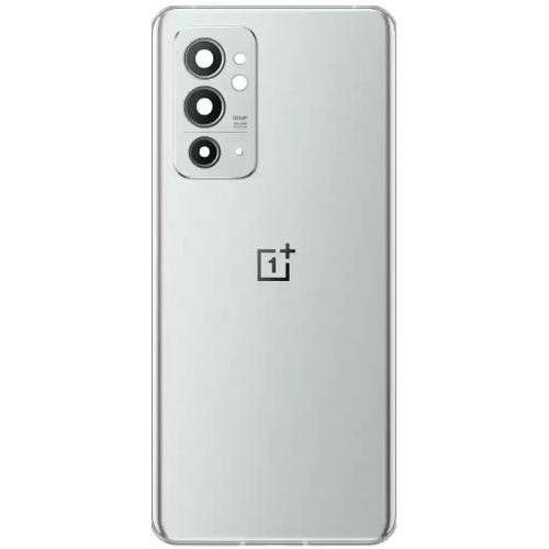 Задня кришка OnePlus 9RT 5G (срібляста оригінал Китай зі склом камери)