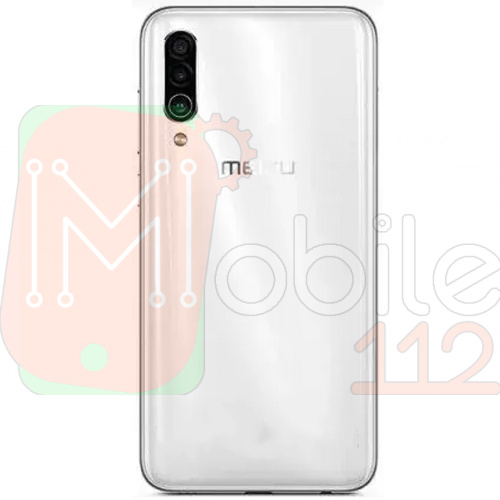 Задня кришка Meizu 16Xs (біла оригінал Китай зі склом камери)