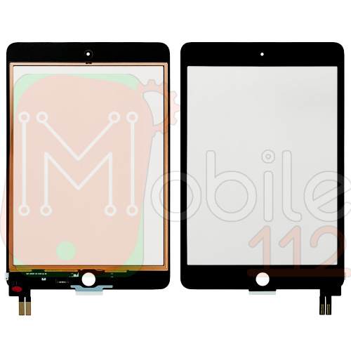 Тачскрин Apple iPad Mini 5 A2133 A2124 A2126 A2125 (черный OCA Pro с пленкой)