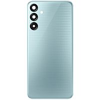 Задня кришка Samsung Galaxy M15 5G M156B (блакитна оригінал Китай зі склом камери)