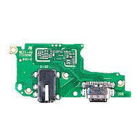 Шлейф Vivo Y55 4G 2022 з роз'ємами зарядки, навушників та мікрофоном - нижня плата (AAA)