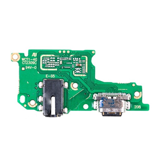 Шлейф Vivo Y55 4G 2022 з роз'ємами зарядки, навушників та мікрофоном - нижня плата (AAA)