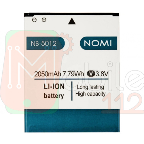 Акумулятор Nomi NB-5012 оригінал Китай i5012 Evo M2, i5013 Evo M2 Pro 2050 mAh