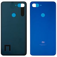 Задняя крышка Xiaomi Mi 8 Lite, Mi8 Lite, Mi 8X, M1808D2TG (синяя оригинал Китай)