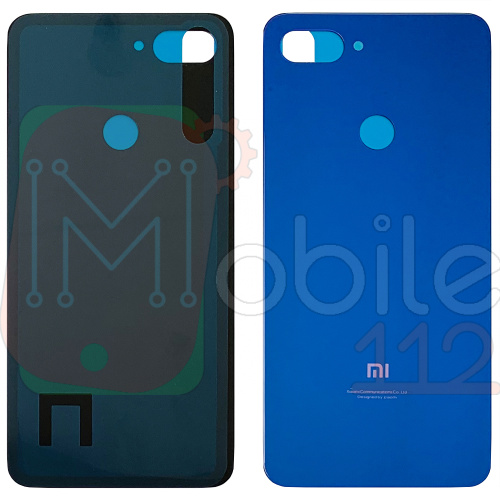 Задняя крышка Xiaomi Mi 8 Lite, Mi8 Lite, Mi 8X, M1808D2TG (синяя оригинал Китай)