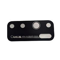 Стекло камеры Tecno Camon 15, Camon 15 Air (черное)